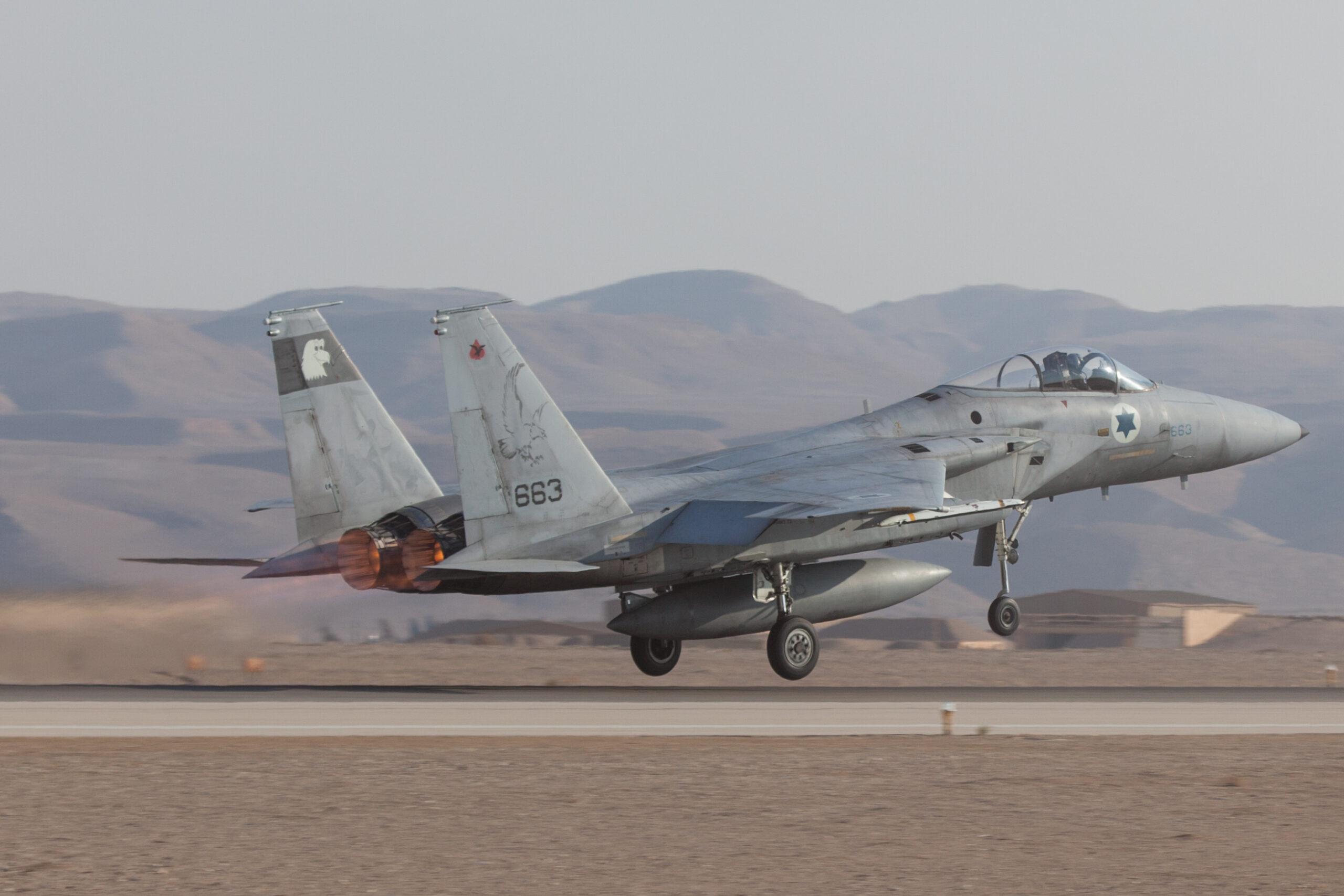 IAF F-15 Afterburner Takeoff