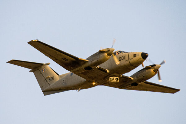 IAF King-air Tzufit in flight