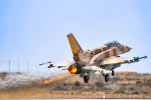 IAF F-16I Sufa Afterburner takeoff
