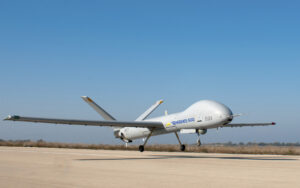 Elbit Systems Hermes 900 UAV takeoff