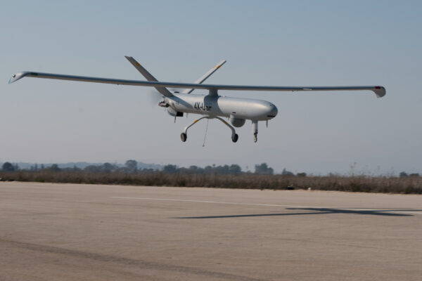 Elbit Systems Hermes-450 UAV takeoff
