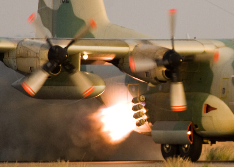 C-130 JATO closeup
