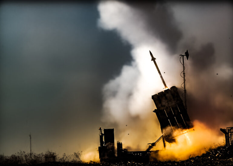 IDF Iron Dome Fire Interceptor Missile